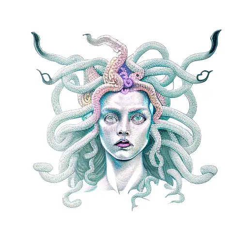 Medusa With Horns