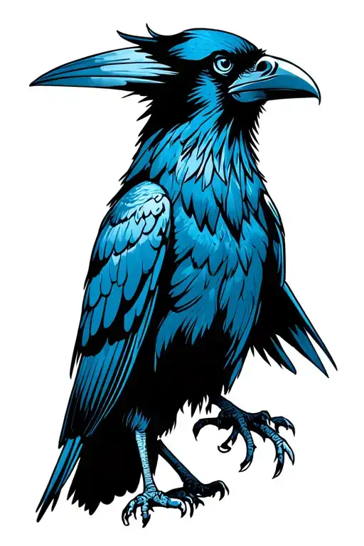 Raven Standing