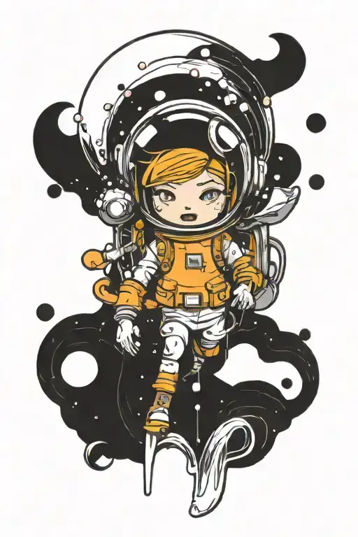 Euphoric Mushroom Fairy Astronaut