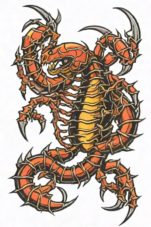 Scorpion And Thorns
