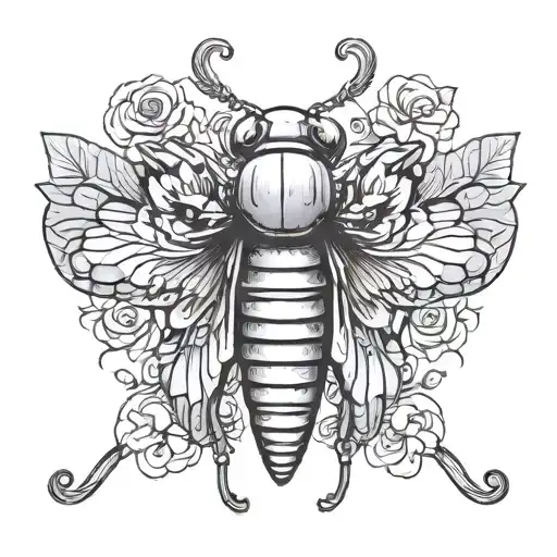 A Cicada Majestic Floral