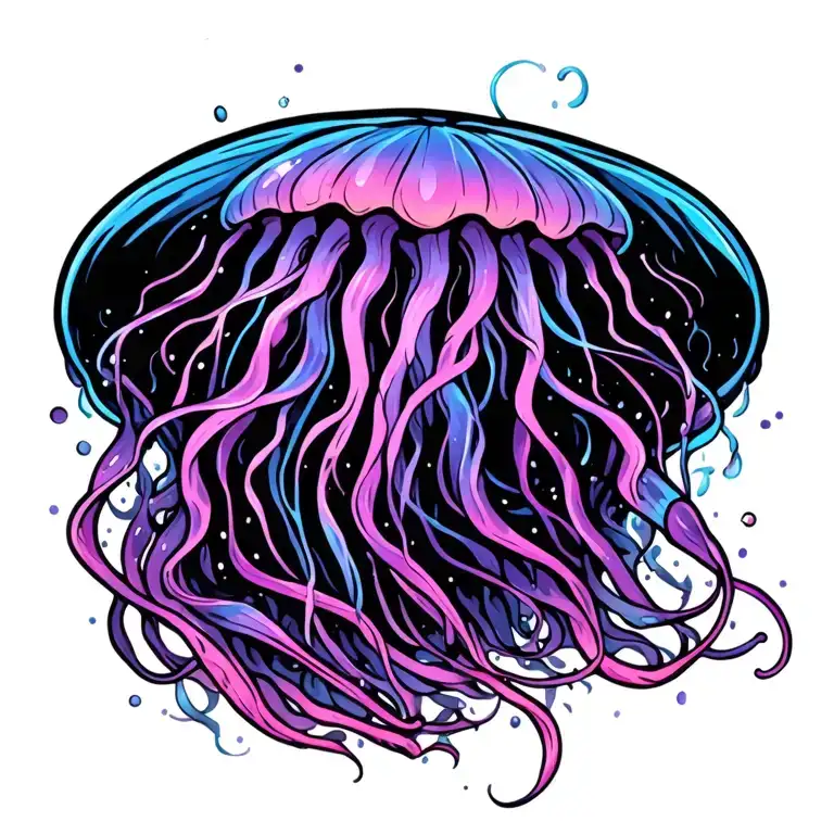 Jellyfish Floating