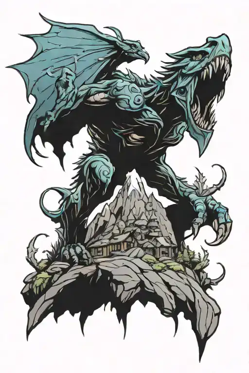 Mountain And Sagitauris