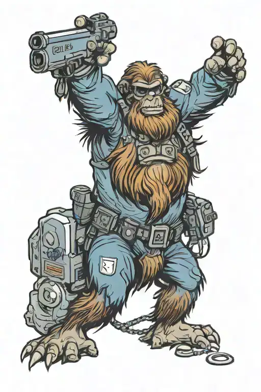 Bigfoot Police Officer