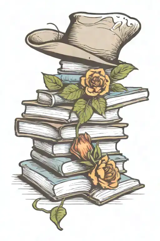 A Stack Of Books With The Top Book Open And Has Flowers Coming Out Of The Pages And Says Te Vivo