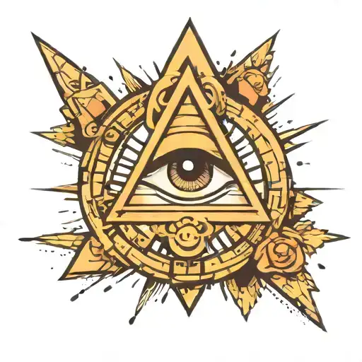 Illuminati Symbol Formed