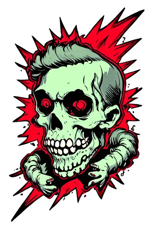 Black With Red Accents Flash