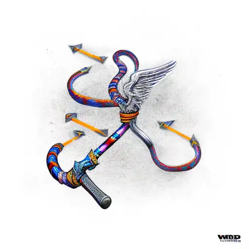 Wings Sword Snake Strongman