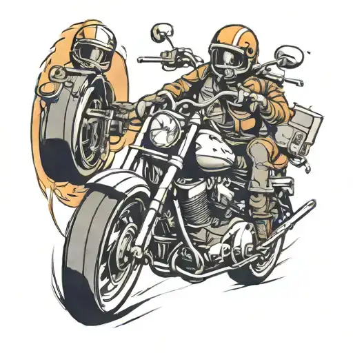 Incorporate A Guitar And A Motorcycle Into A Unique Design