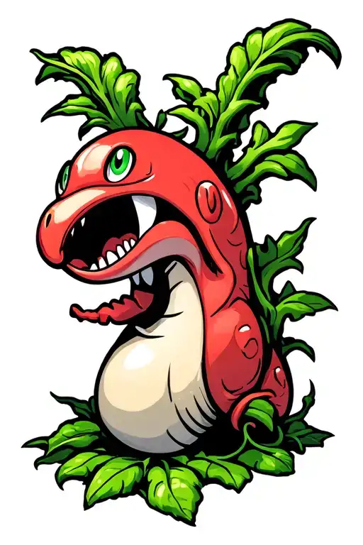 Piranha Plant With Vines