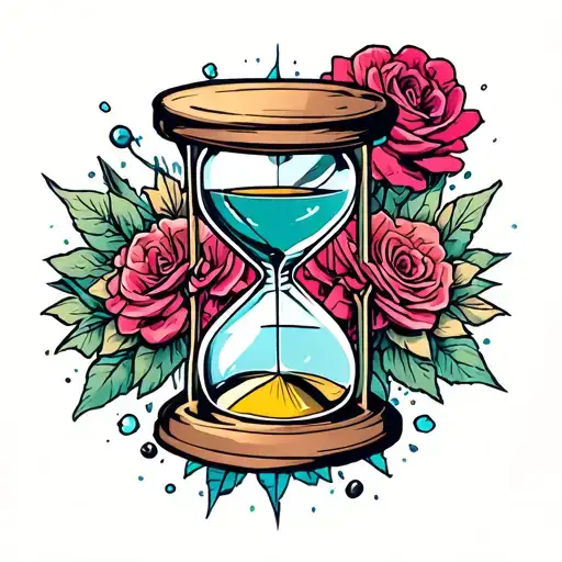 Emo Inspired Hourglass