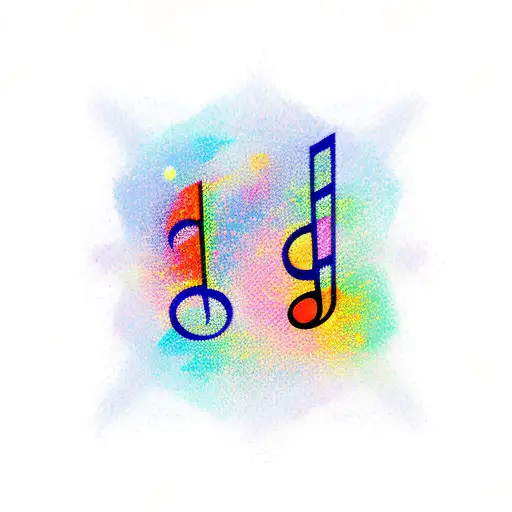 Music Notation With Many Colors