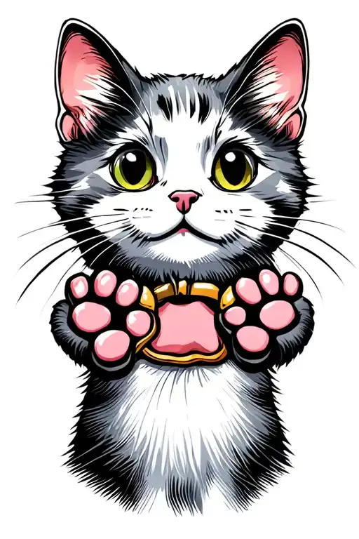 Cat Paws With The