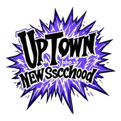 Lighting Storm With The The Word Uptown