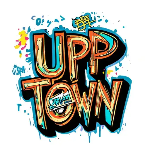 The Word Uptown Wrote In Graffiti