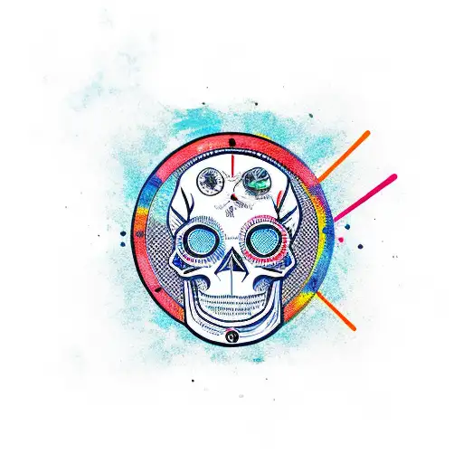 Clock Kid Skull Motorcycle