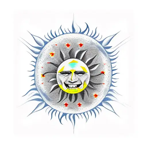 David With Sun Behind