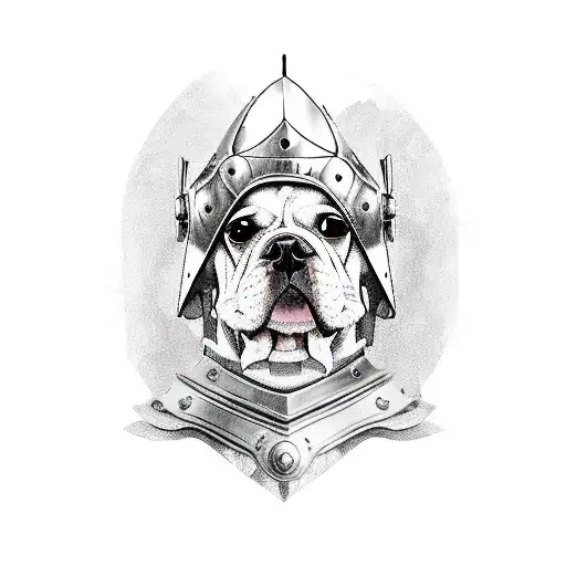 Dog With Armor