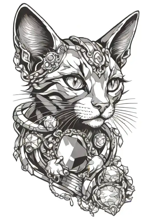 Cat And Jewelry