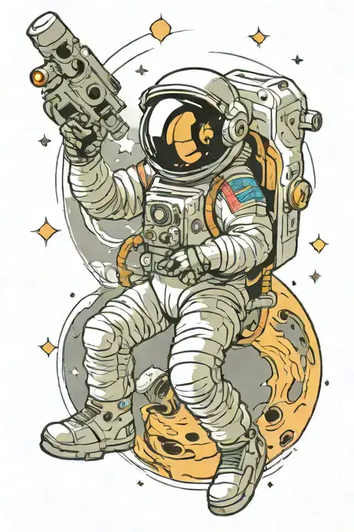 Space With Astronaut