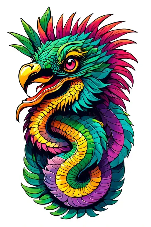 Feathered Snake Quetzacoatl