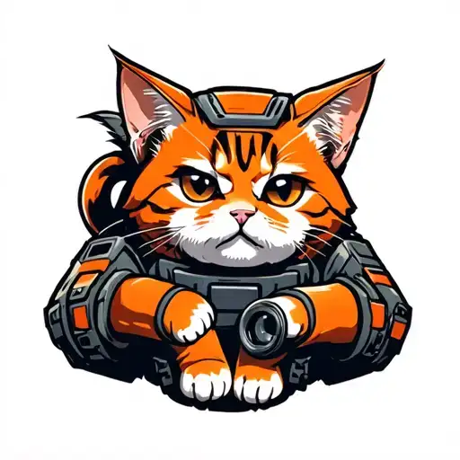 Tactical Orange Cat Full Gear