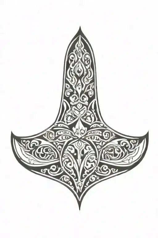 Sternum Tattoo Tribal Patterns