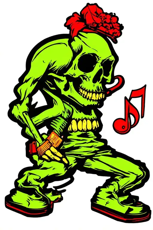 Dj Scull Red And Black Notes