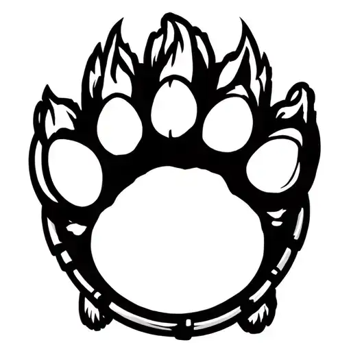 Bear Paw Drum Logo