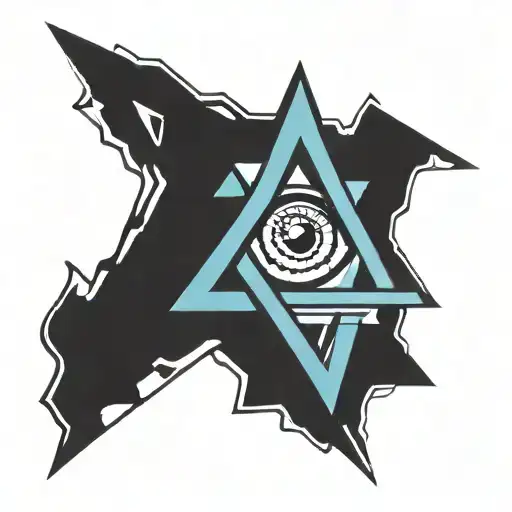 Star Of David Eye Radiant Delta
