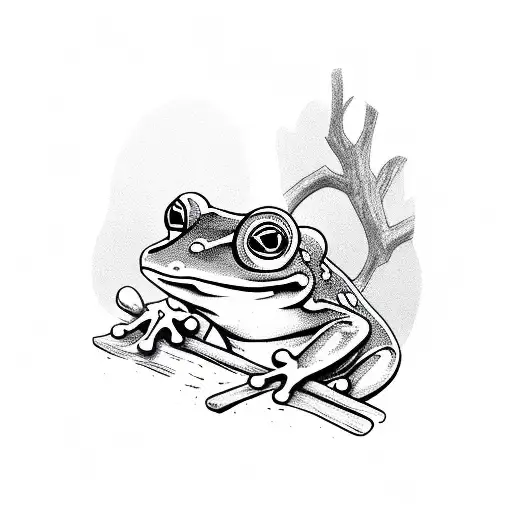 Frog Woodcutter