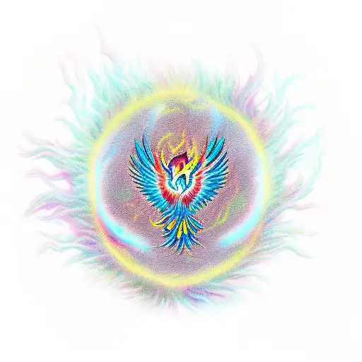 Phoenix Rising Out Of Brain