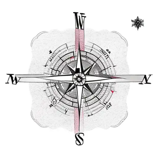 A Traditional-style Map Of Muskoka With A Decorative Compass Rose