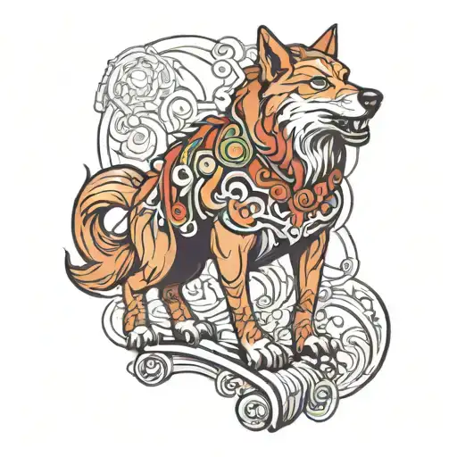 Roman She Wolf Standing