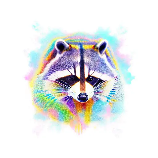 Psychedelic Racoon