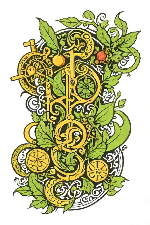 A Creative Design Combining Mediterranean Ingredients With Norse Symbols