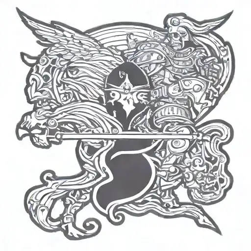 Undead Paladin Knight On Undead Horse