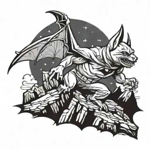 Bat Climbing Mountain