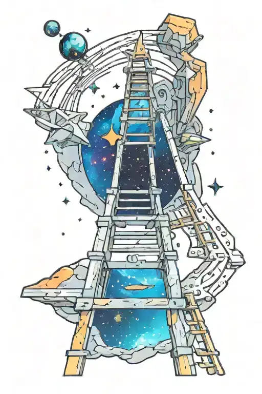 Ladder To A Portal To Stars With Galaxy Colors