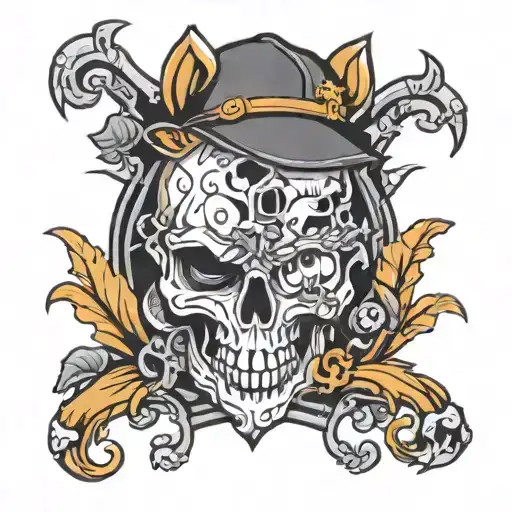 Skull And Squirrel