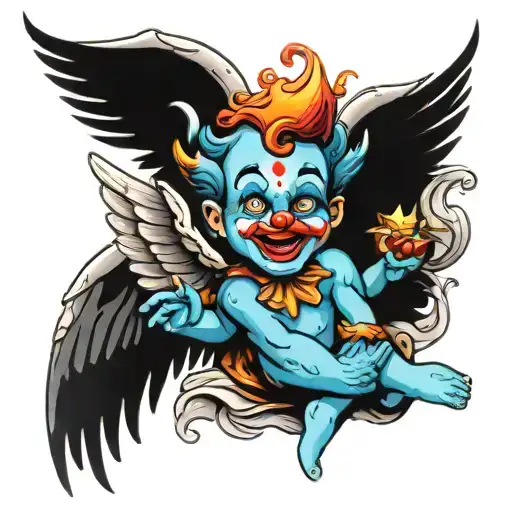 Clown Cherub Angel