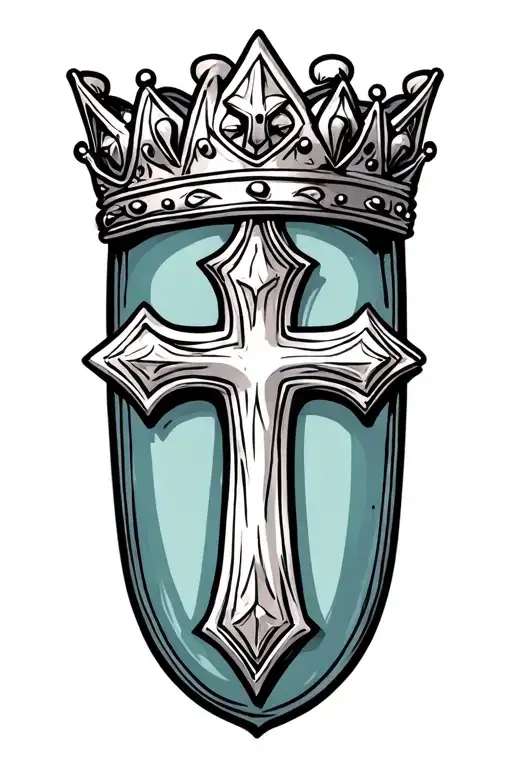 Cross Nail Cross With Crown