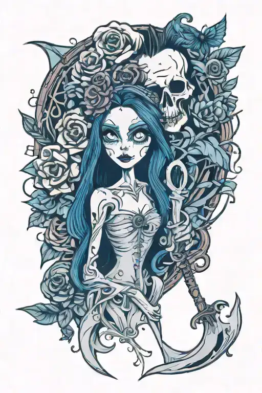 Corpse Bride Dagger Cute Decorations
