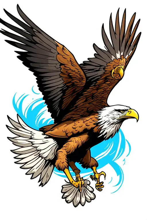 Eagle Fighting For What You Believe