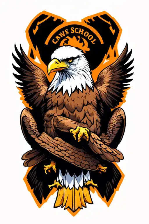 Bald Eagle Intertwined