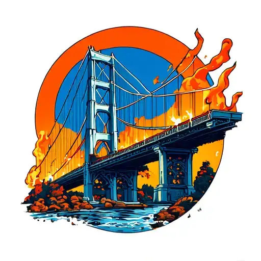 The Path I Travel Is Lit By The Bridges I Burn