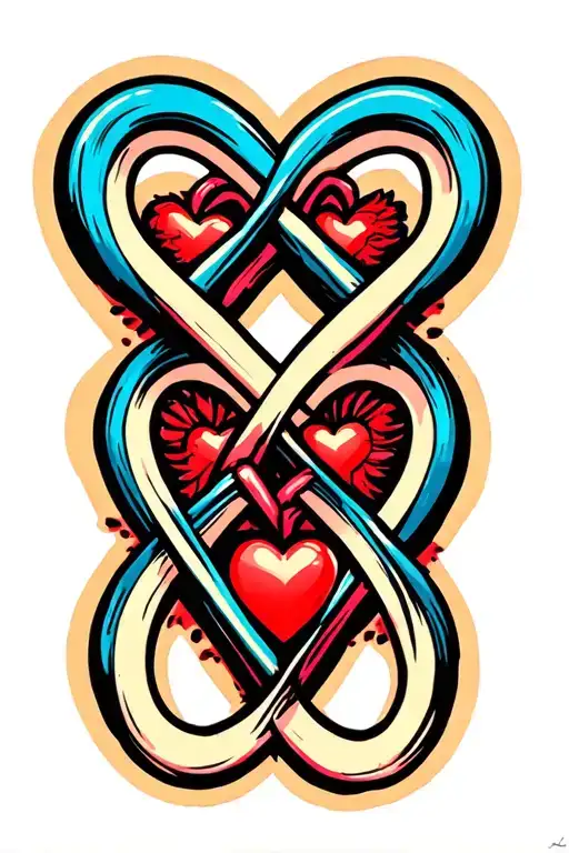 Infinity Symbol With Heart