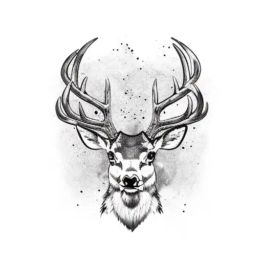 A Gun And A Deer Antler Handle And A Fish