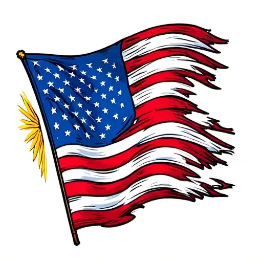 Filipino Flag Mixed American Flag