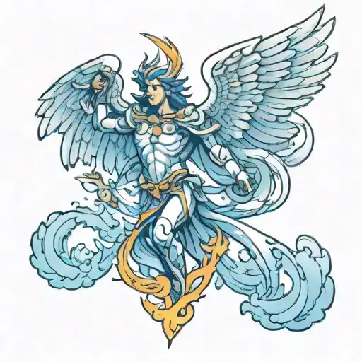 Archangel Michael Phoenix Rising